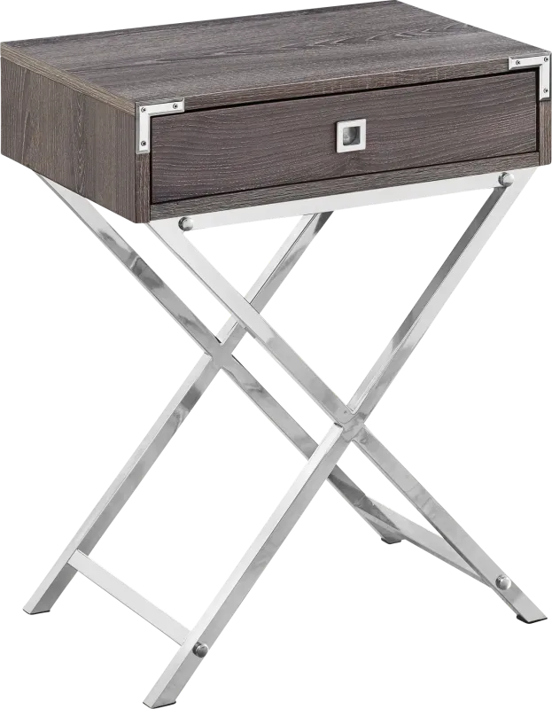 Hydesdale Taupe Accent Table