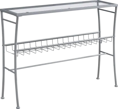 Ainlay Silver Console Table