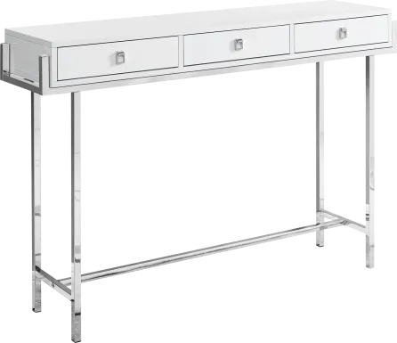 Ezell White Console Table