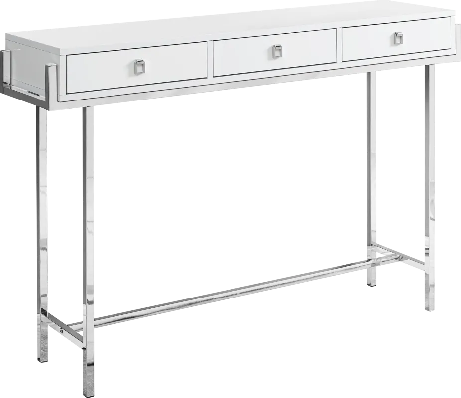 Ezell White Console Table