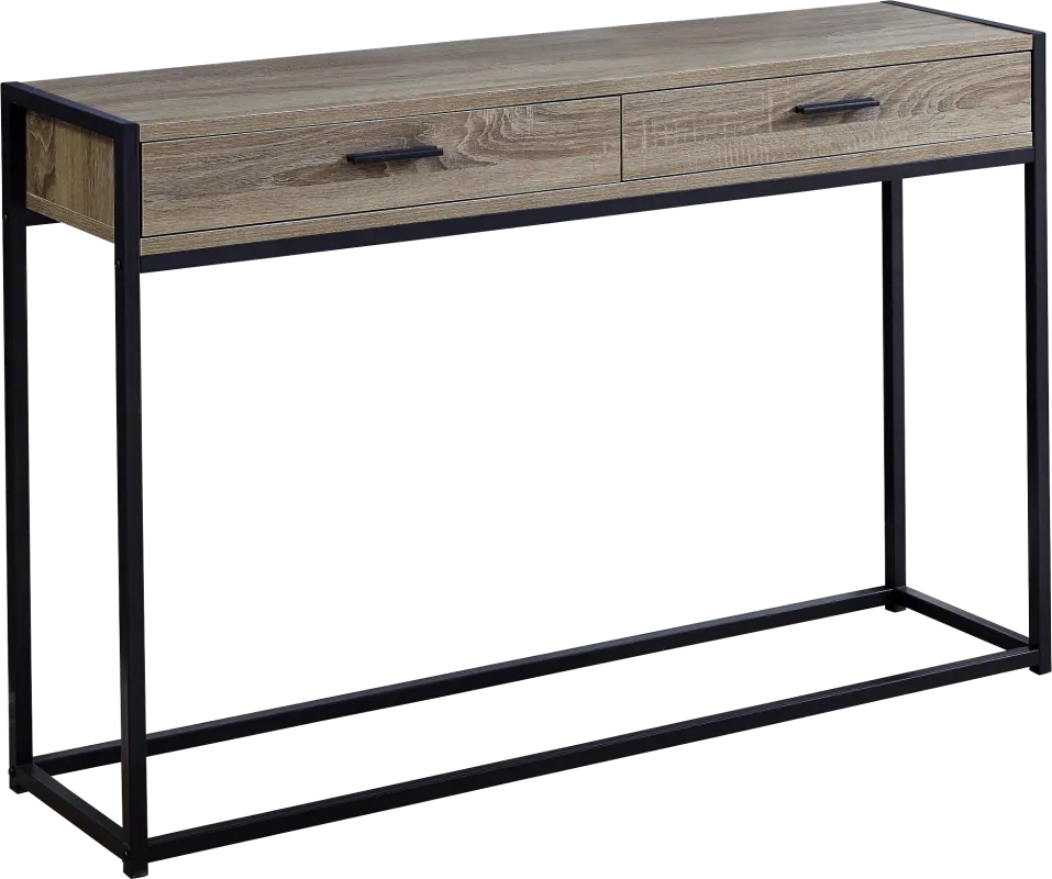 Fairwin Taupe Console Table