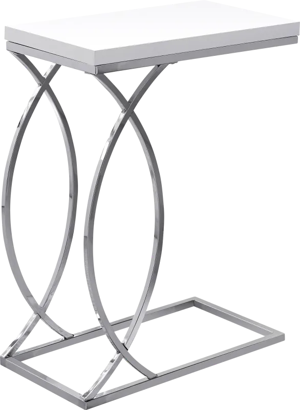 Cauley White Accent Table