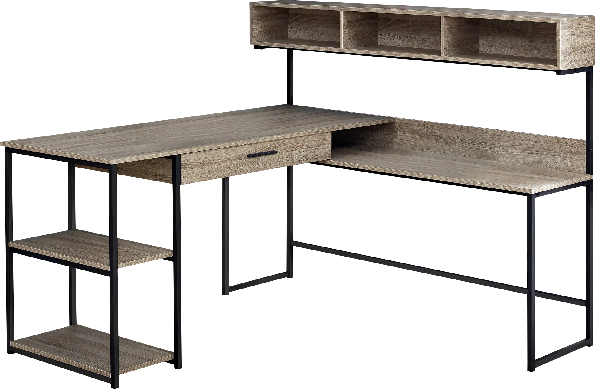 Jessamin Taupe Desk - Thumbnail - Image 1