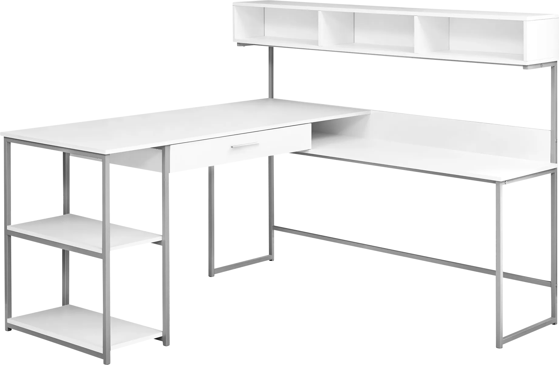 Jessamin White Desk - Thumbnail - Image 1