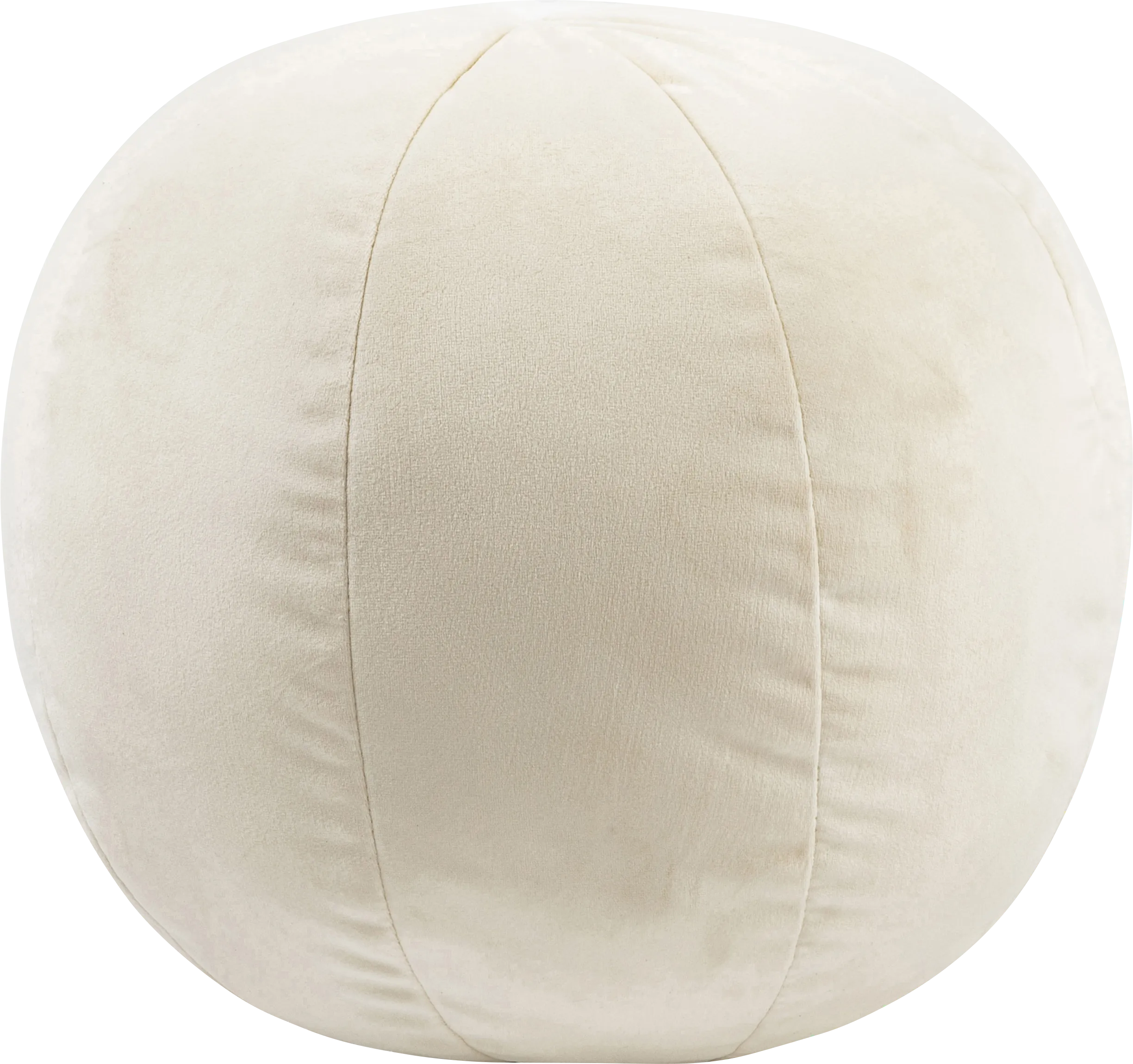 Kids Fuzzy Boba Cream Accent Pillow - Thumbnail - Image 1