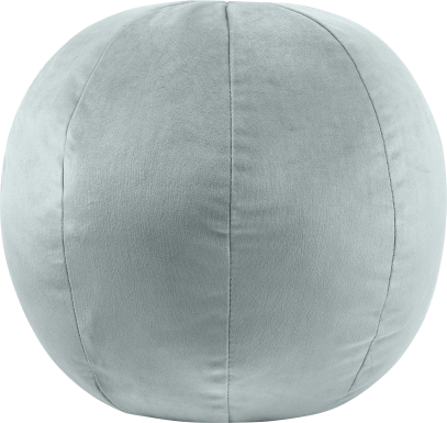 Kids Fuzzy Boba Blue Accent Pillow