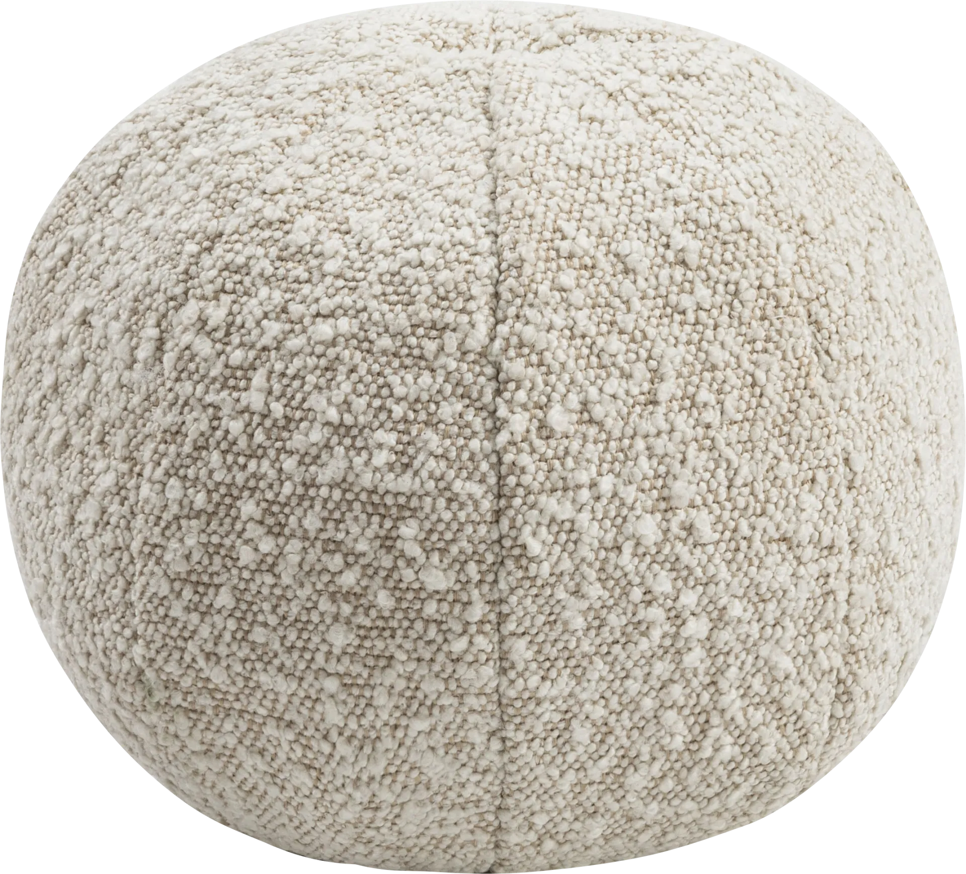 Kids Fuzzy Boba Beige Accent Pillow - Image 1