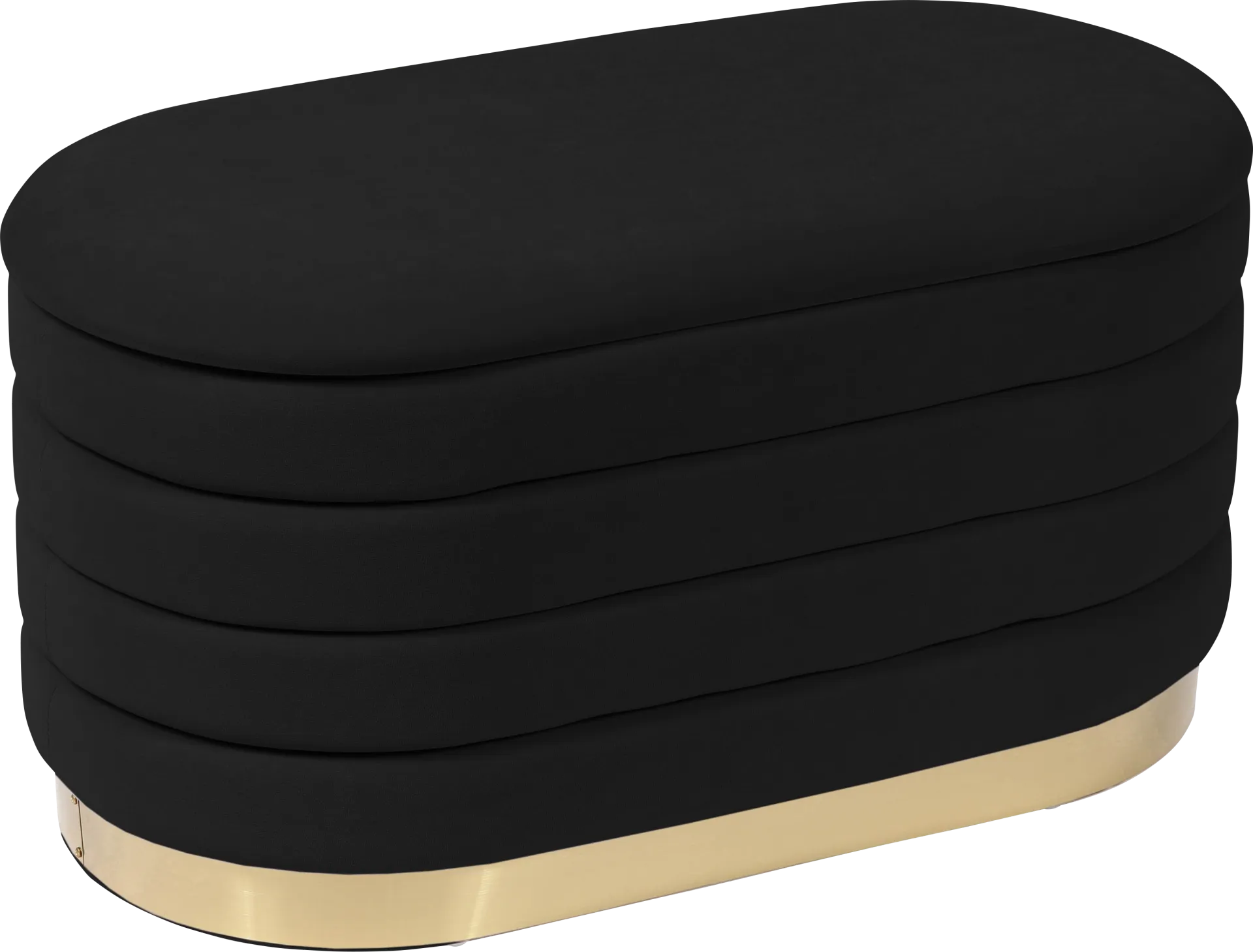 Moyra Black Storage Bench - Image 1