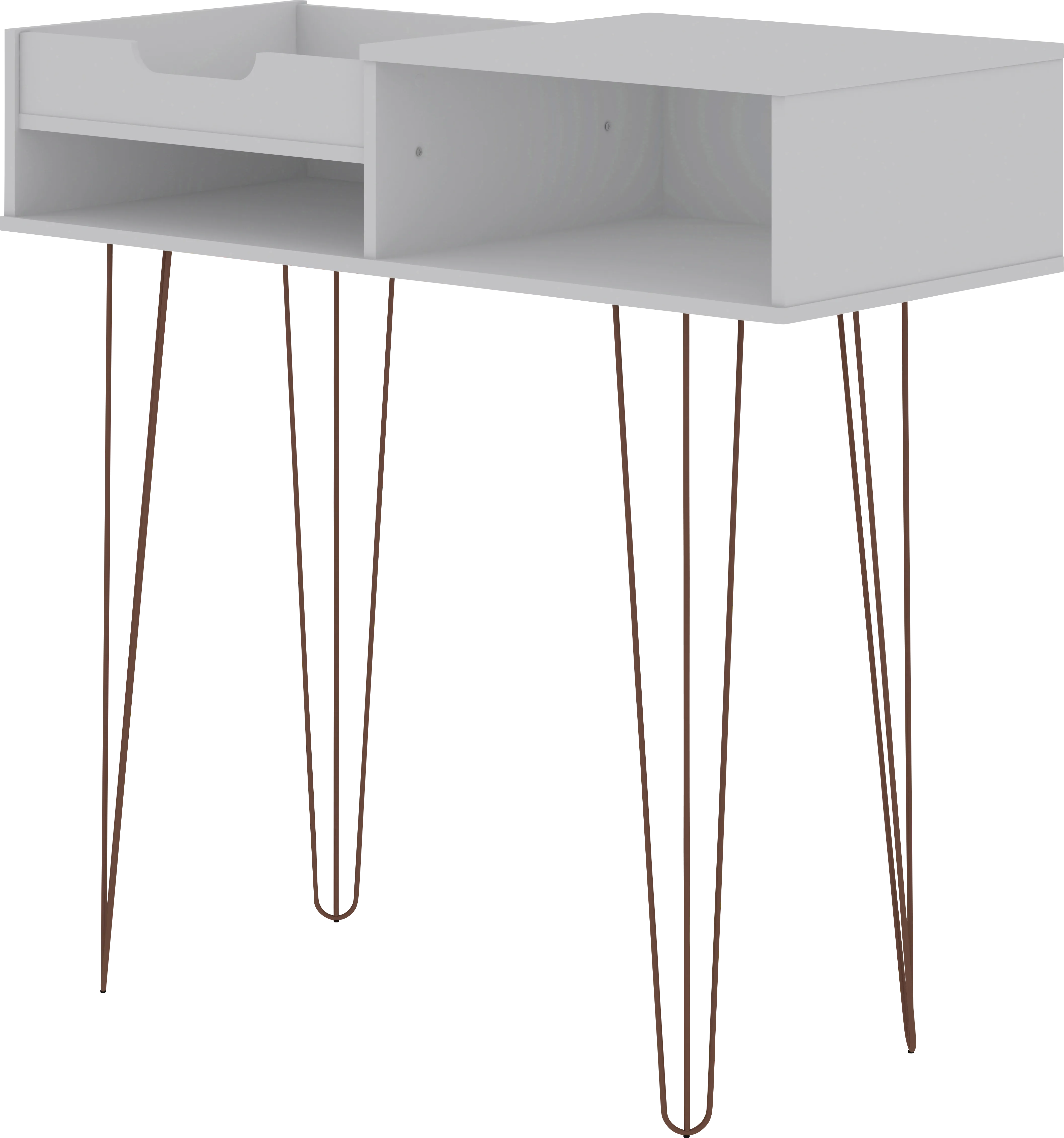 Alexito White Sofa Table - Thumbnail - Image 1