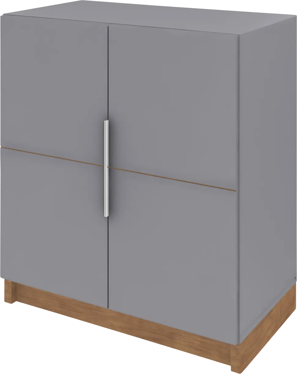 Moraga Gray Accent Cabinet - Image 1