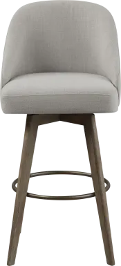 Dinmore Gray Swivel Barstool