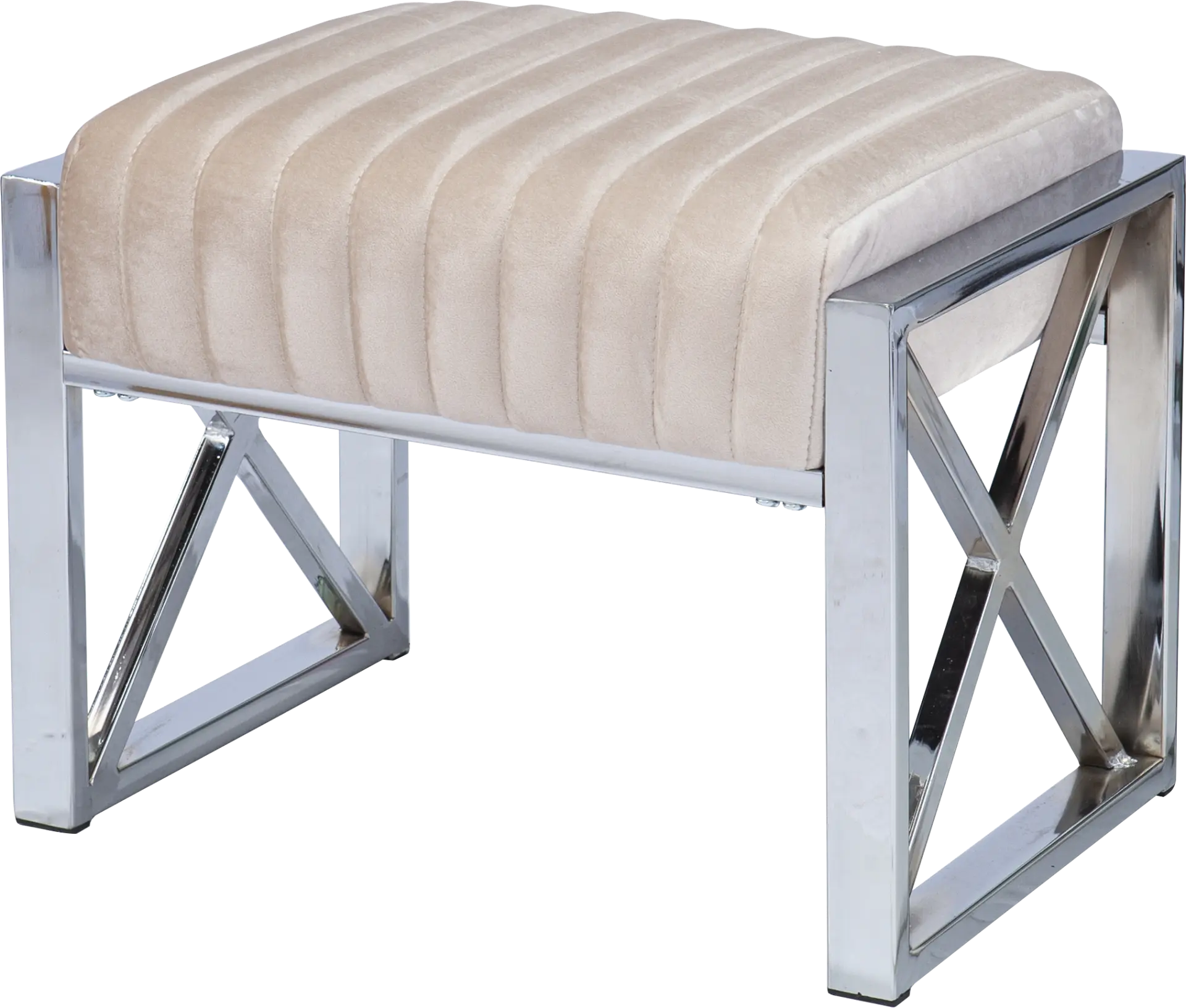 Moniteau Champagne Ottoman