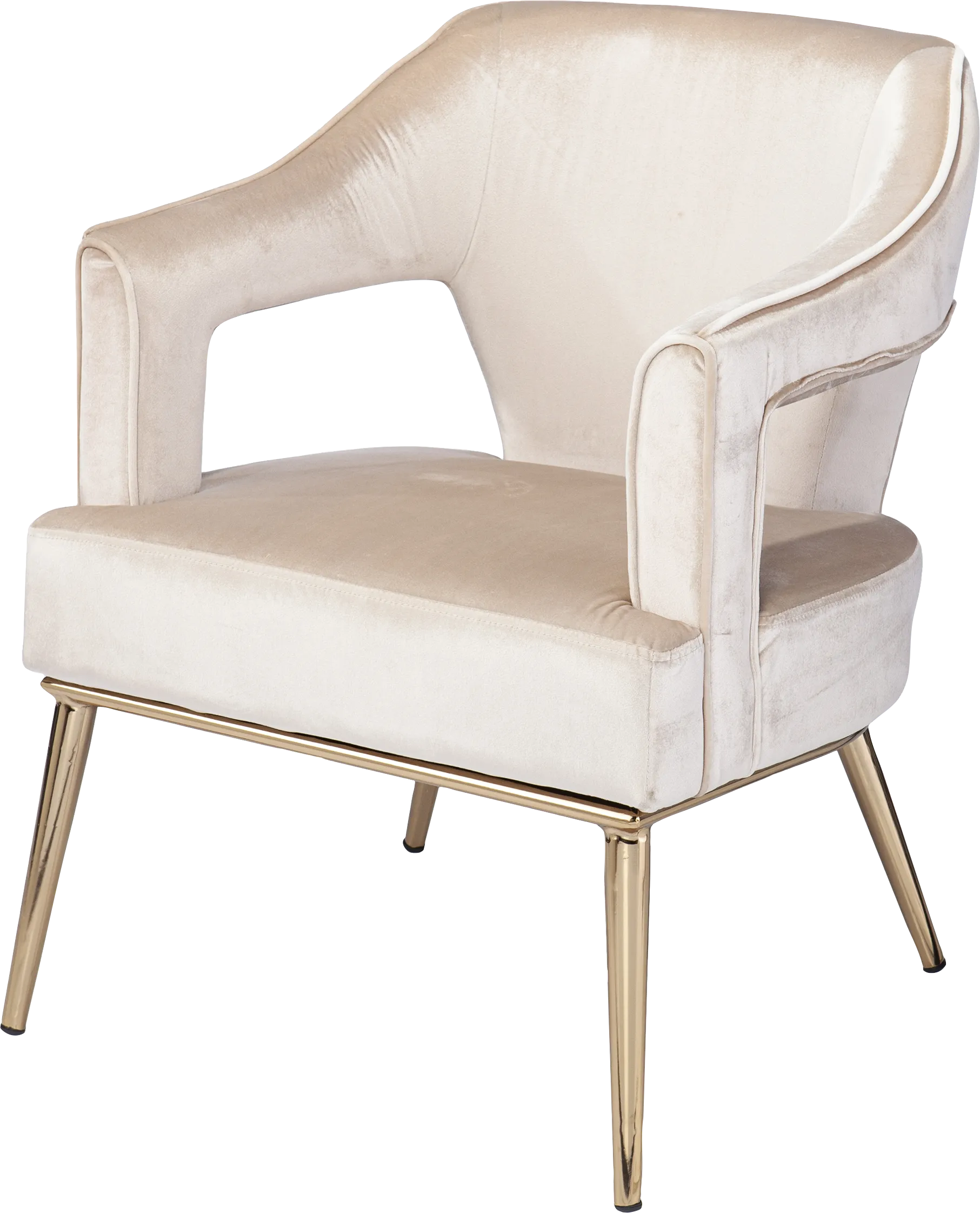 Brookstown Taupe Accent Chair - Thumbnail - Image 1