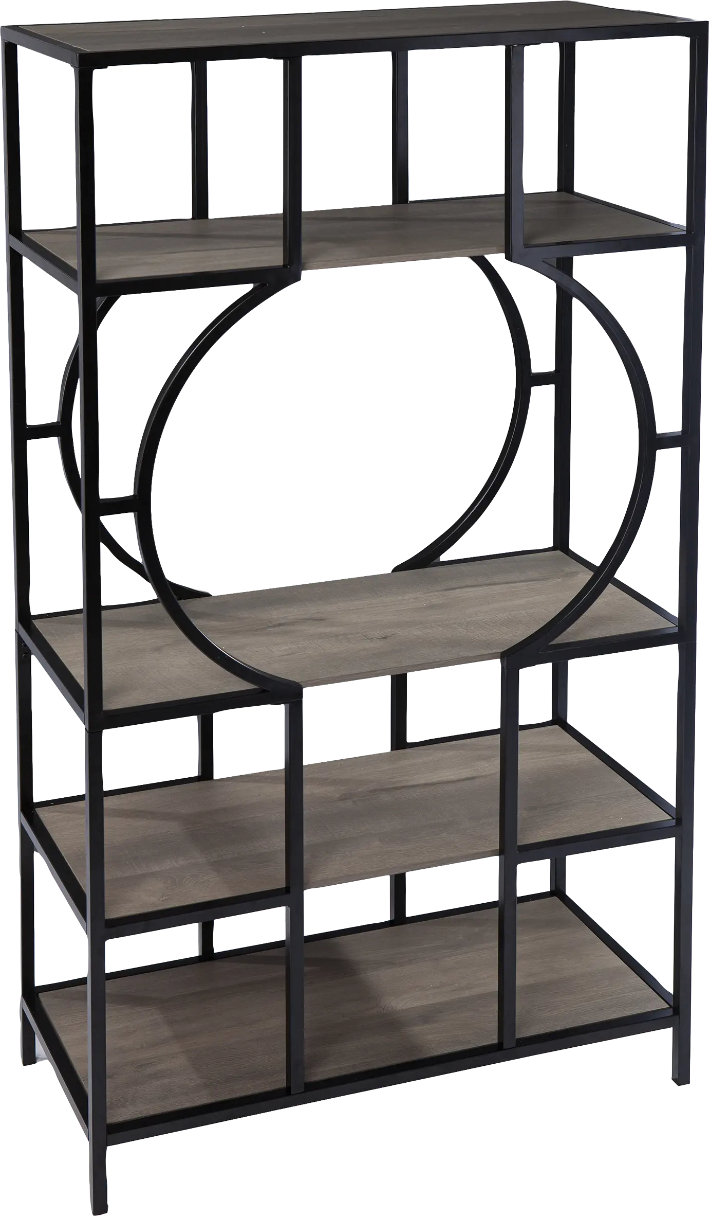 Dawnadele Black Bookcase