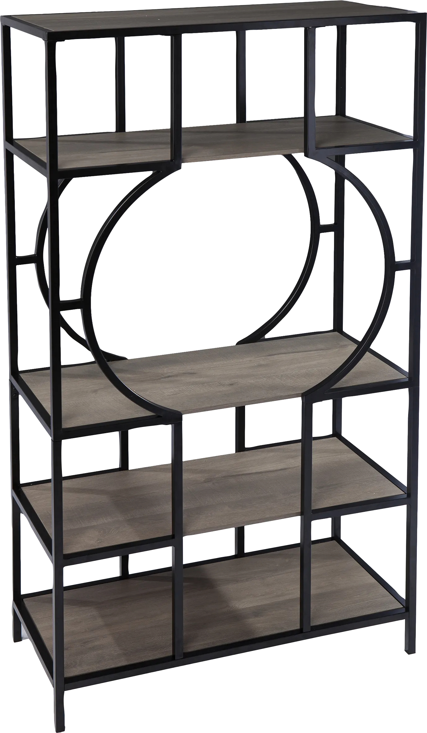 Dawnadele Black Bookcase - Image 1