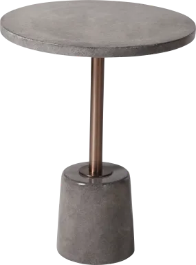 Laberta Gray Accent Table