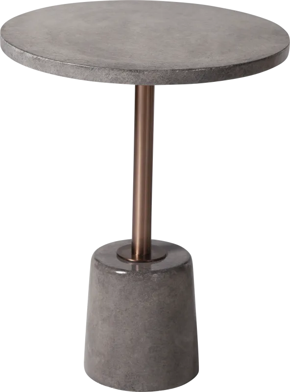 Laberta Gray Accent Table