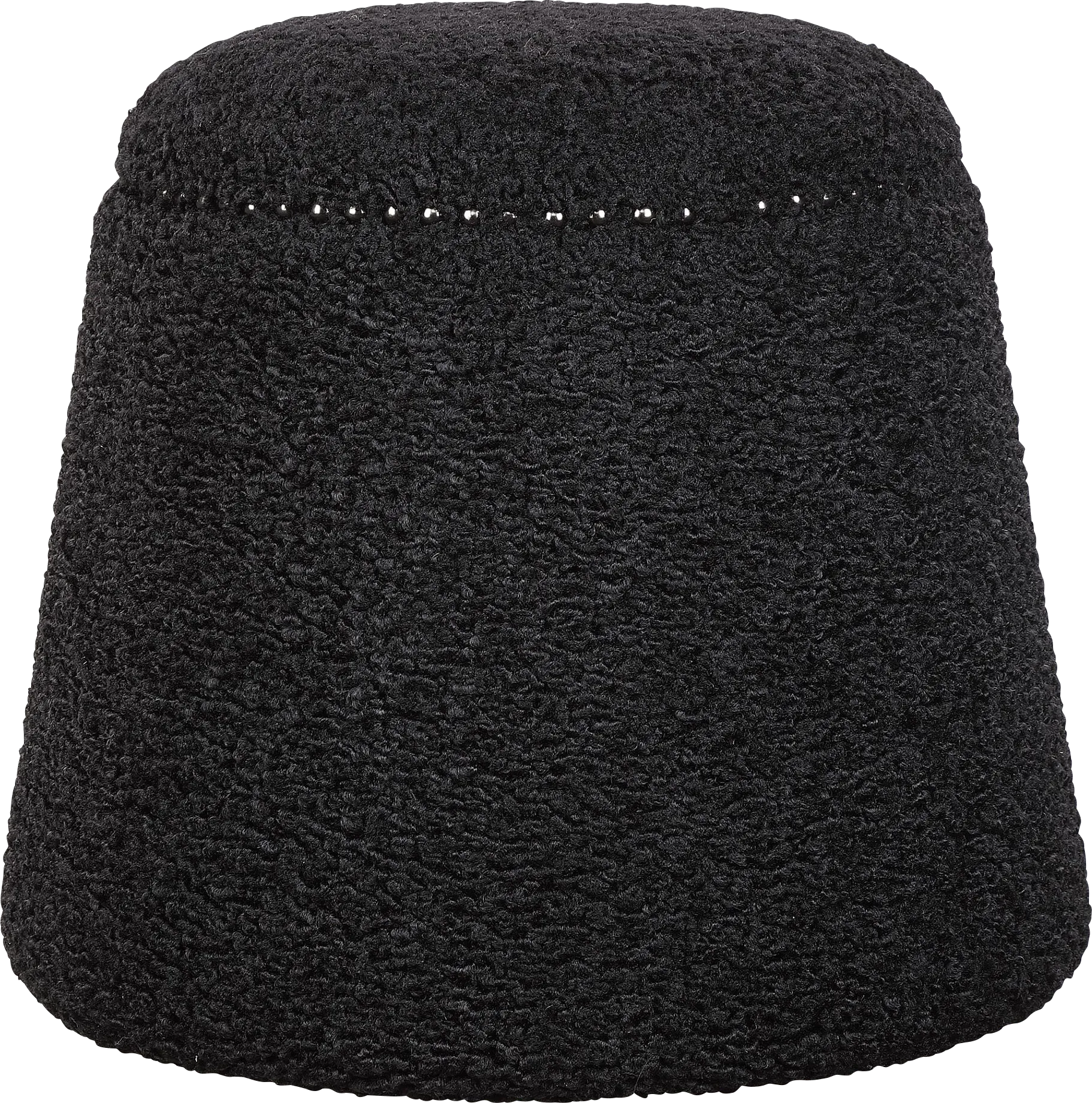 Chaselton Black Ottoman - Image 1