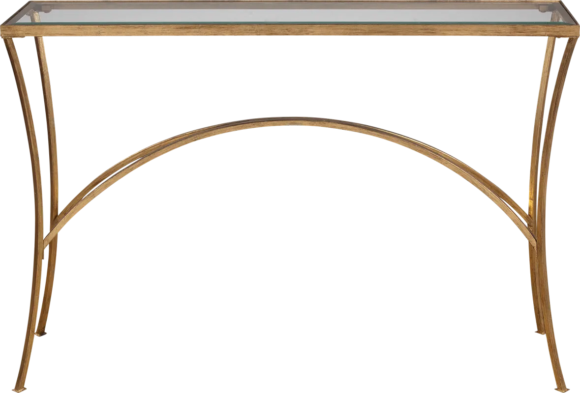 Yeamans Gold Sofa Table