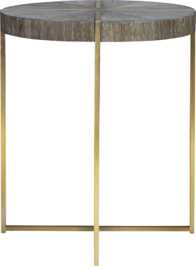 Hansard Brown Accent Table