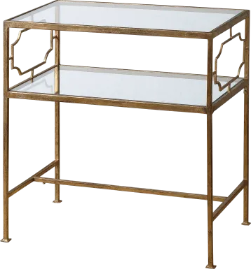 Wharfside Gold Side Table