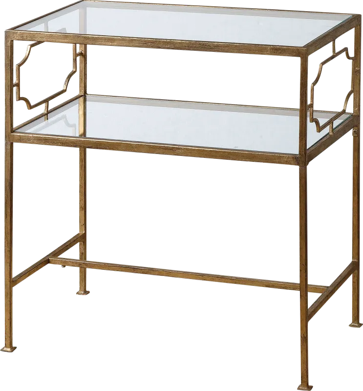 Wharfside Gold Side Table