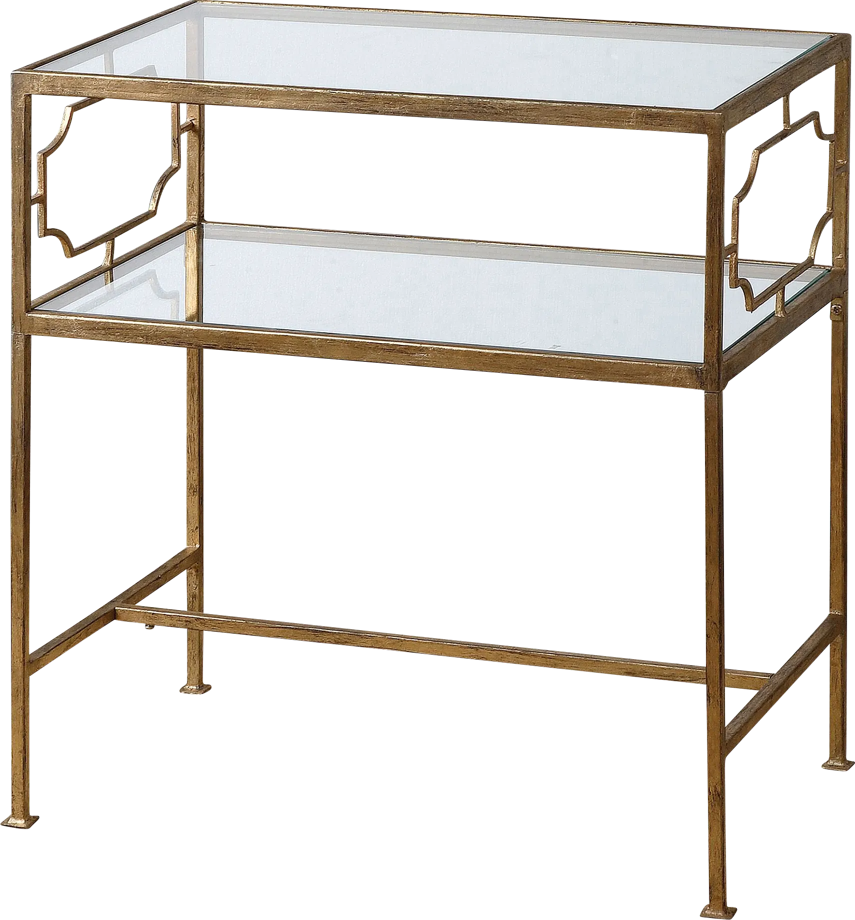 Wharfside Gold Side Table - Image 1