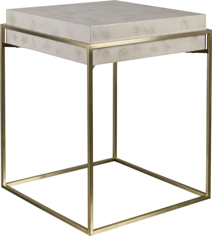 Torgerson Ivory Accent Table