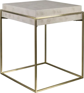 Torgerson Ivory Accent Table