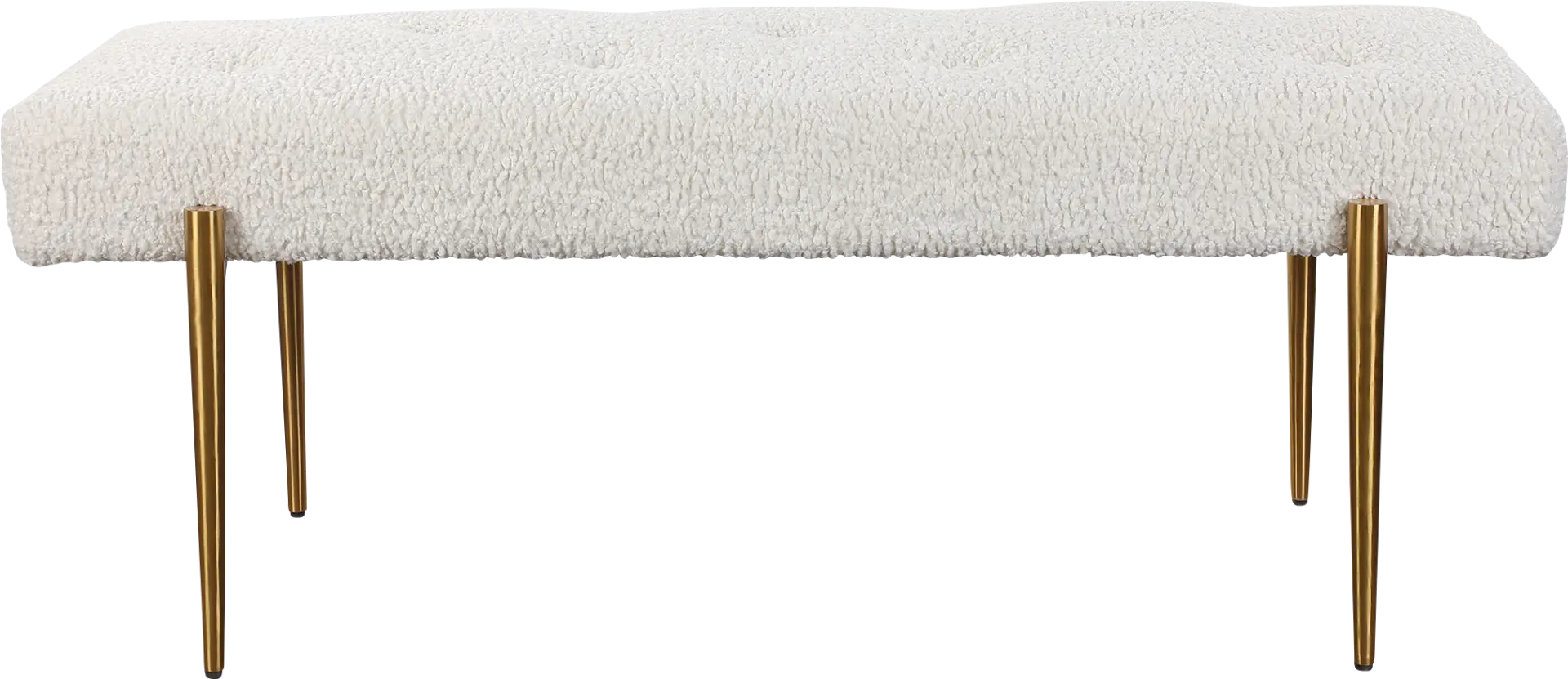 Bretdale White Accent Bench