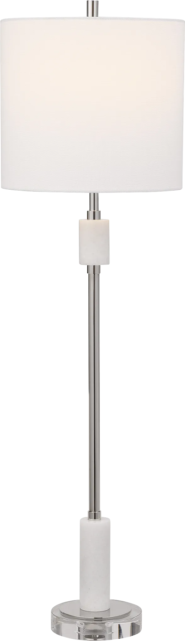 Genesee Lane White Lamp - Image 1