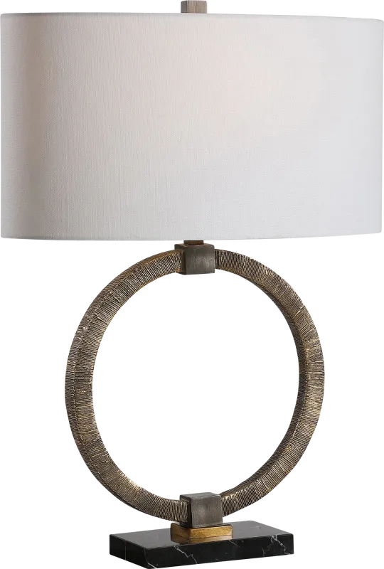 Flintbrook Circle Bronze Lamp