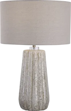 Foxclover Taupe Lamp