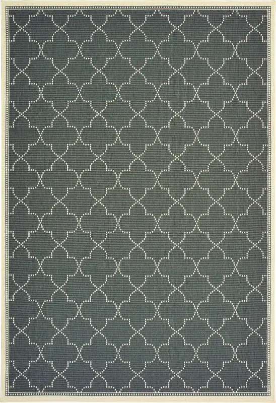 Maziah Gray 6'7 x 9'6 Indoor/Outdoor Rug