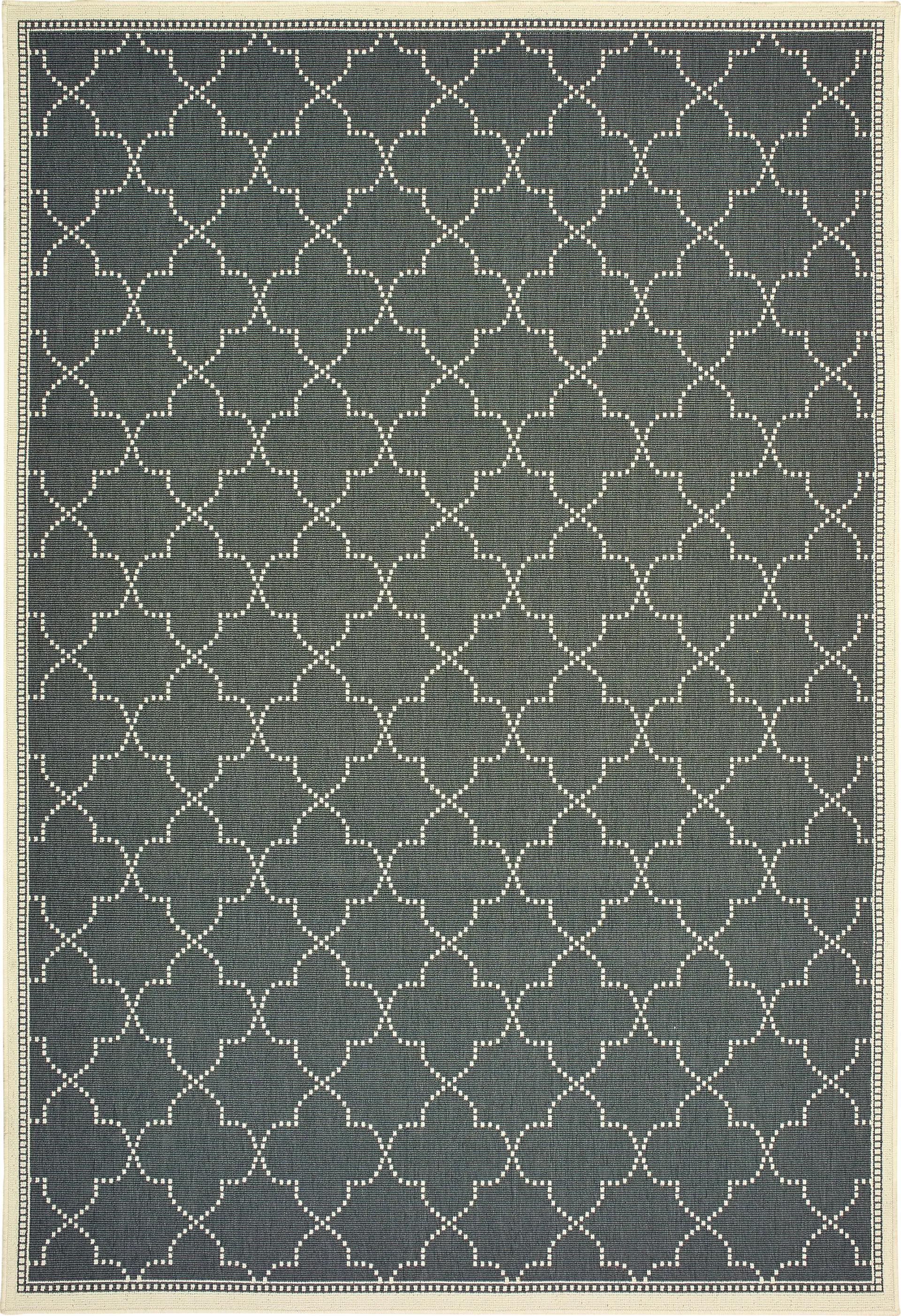 Maziah Gray 6'7 x 9'6 Indoor/Outdoor Rug - Image 1