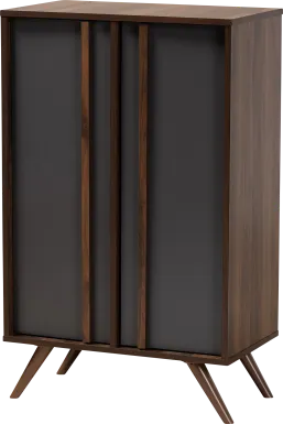 Linnis Mill Walnut Accent Cabinet