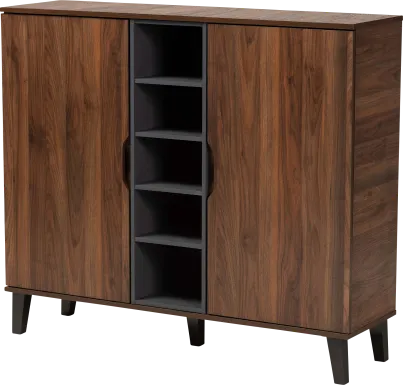 Telford Walnut Accent Cabinet