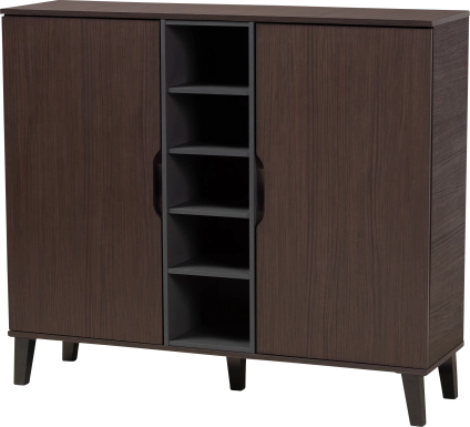Telford Dark Brown Accent Cabinet