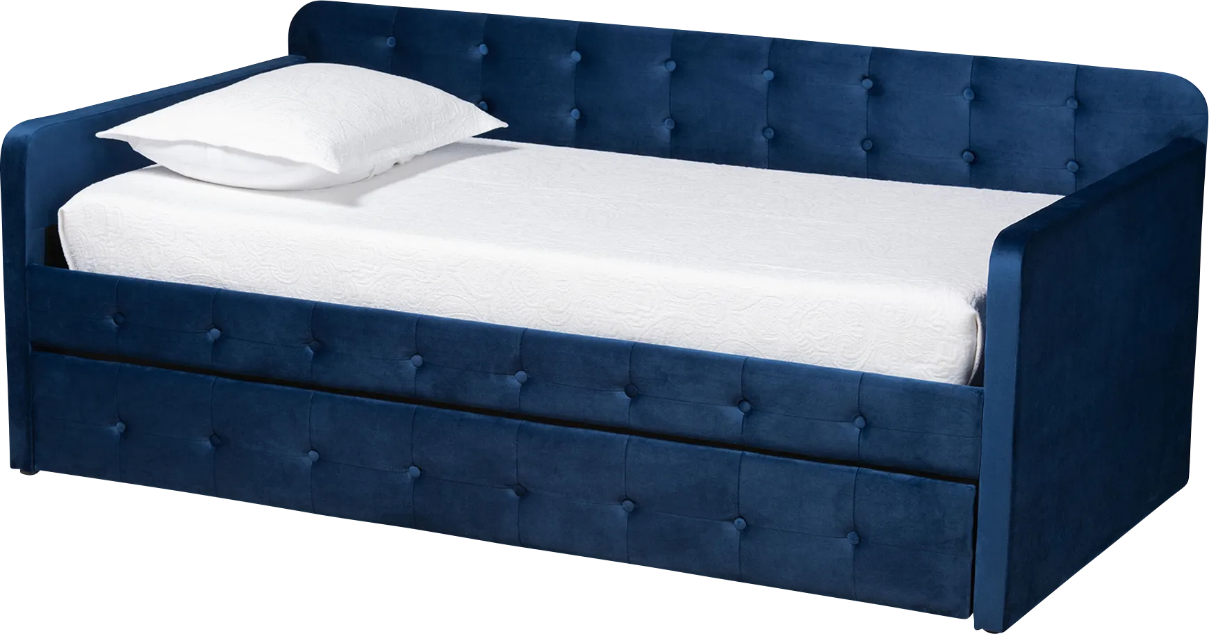 Kamrath Blue Twin Daybed with Trundle - Image 1