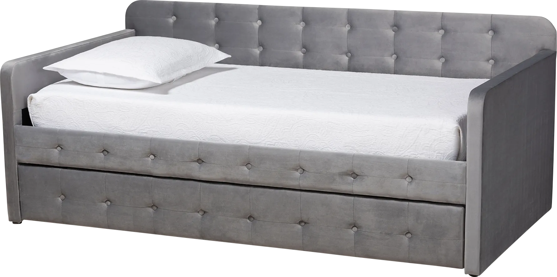 Kamrath Gray Twin Daybed with Trundle - Image 1