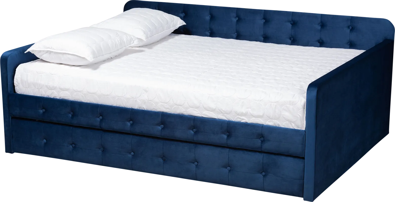 Kamrath Blue Full Daybed with Trundle