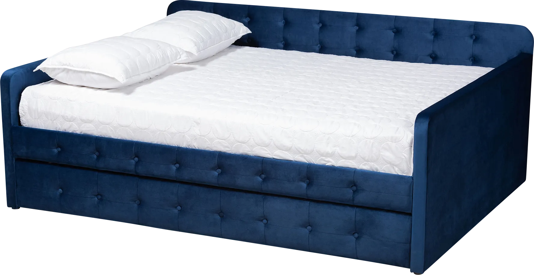 Kamrath Blue Queen Daybed with Trundle - Thumbnail - Image 1