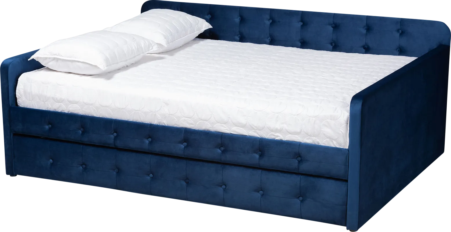 Kamrath Blue Queen Daybed with Trundle