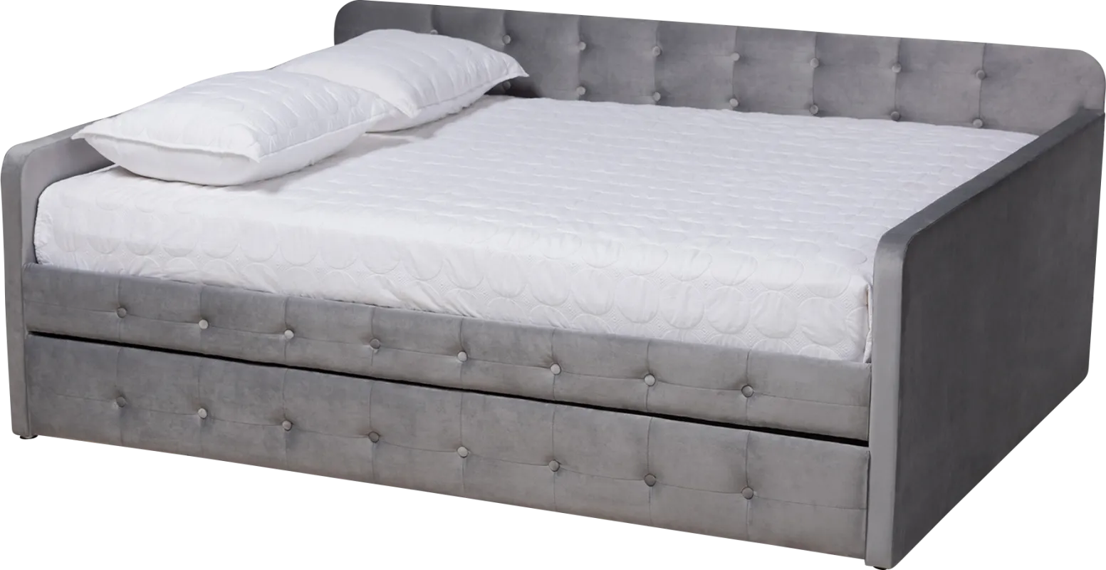 Kamrath Gray Queen Daybed with Trundle
