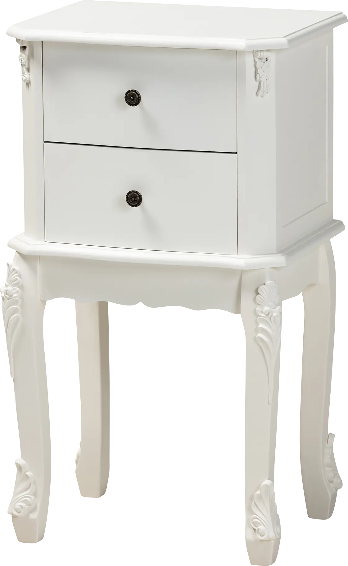 Cherabon White Nightstand