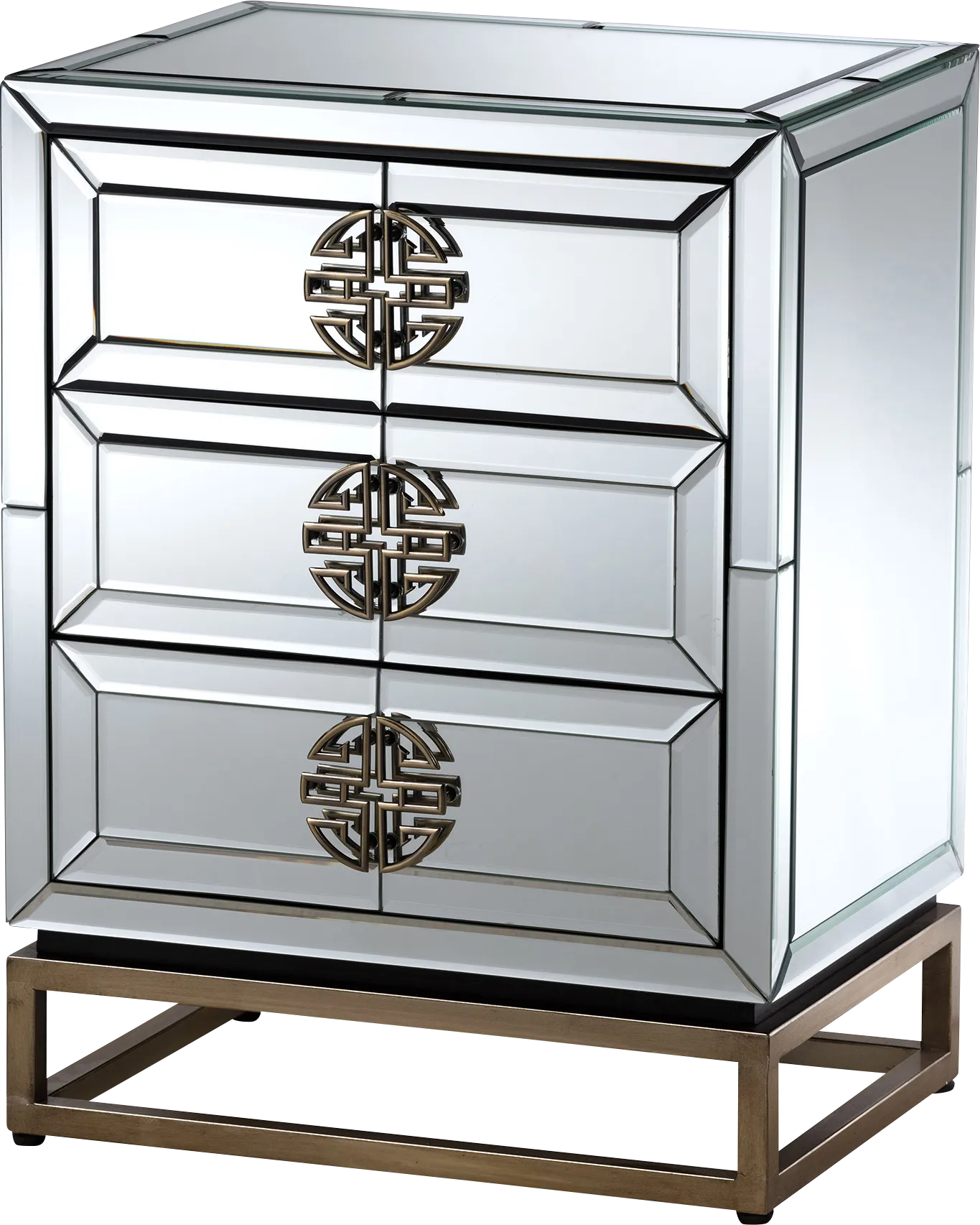 Anduin Silver Nightstand - Thumbnail - Image 1