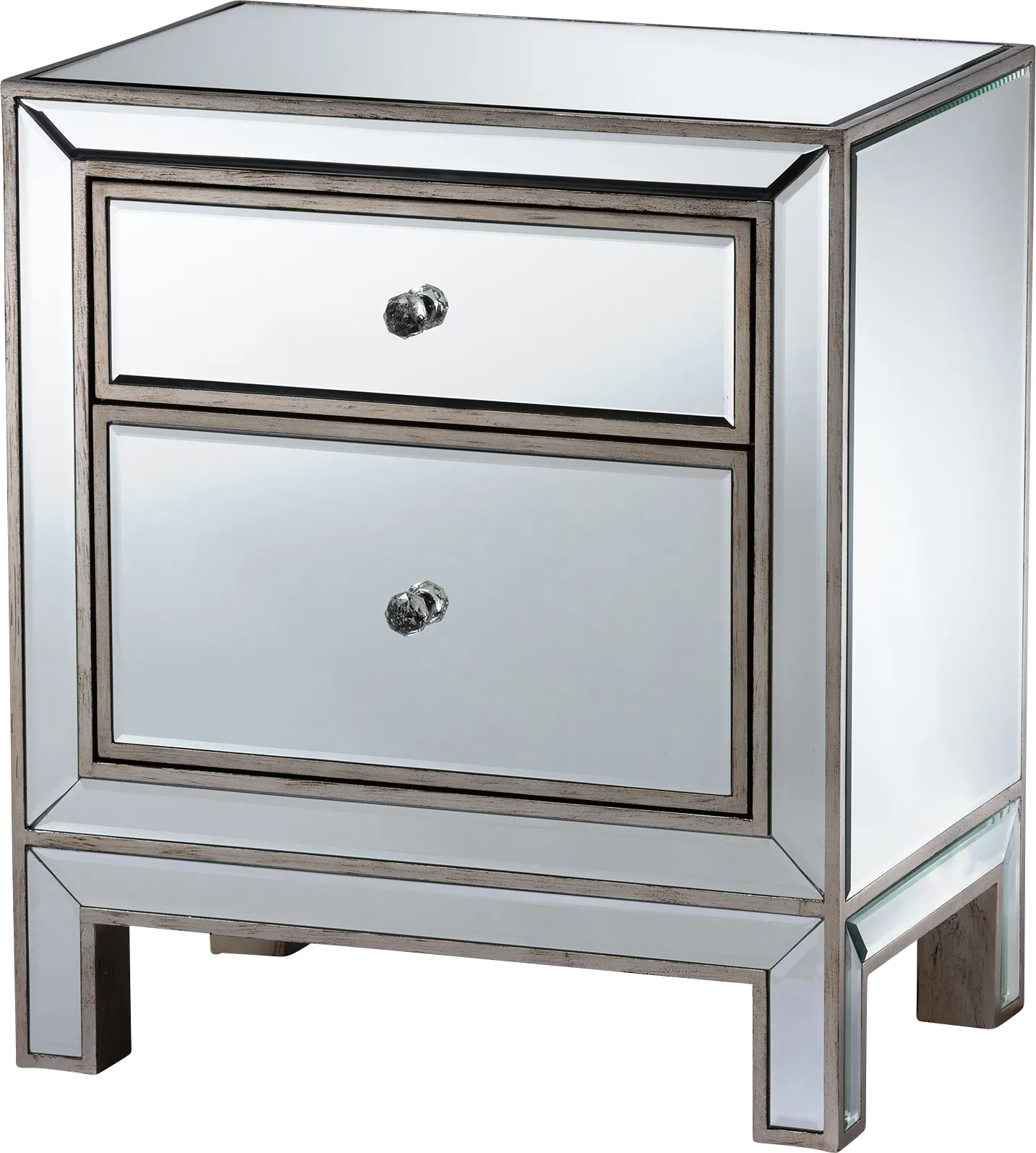 Anzeiger Silver Nightstand - Image 1