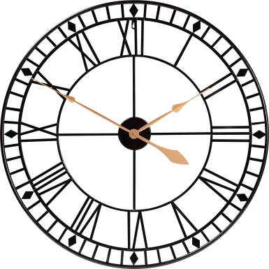 Nonie Gold Wall Clock