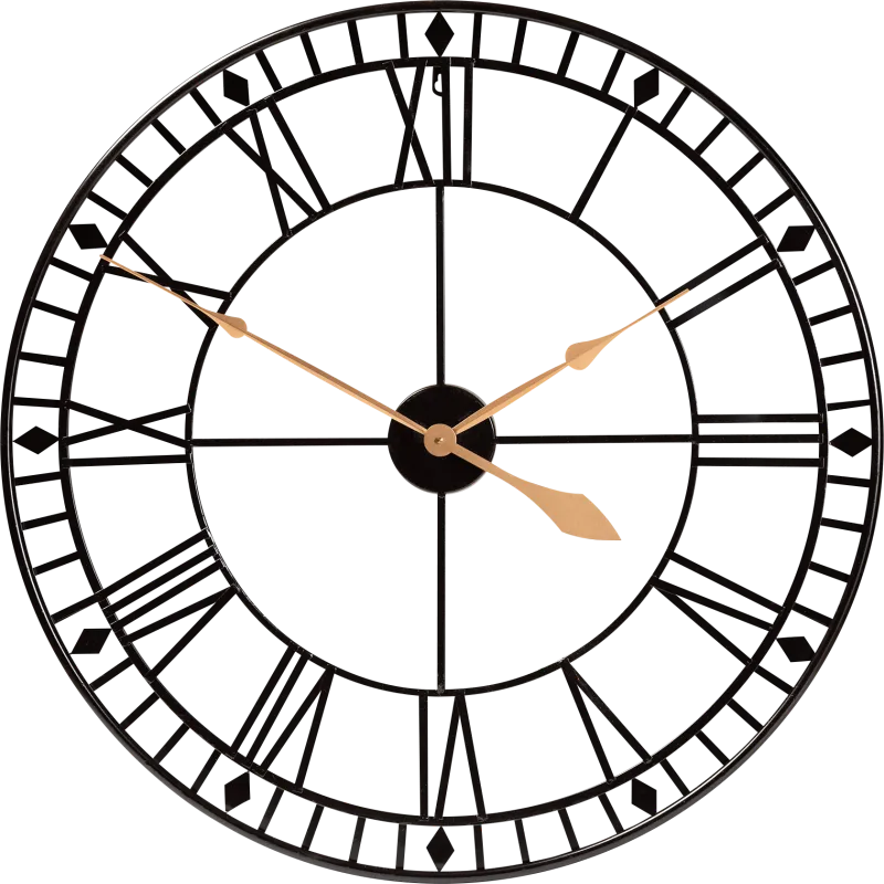 Nonie Gold Wall Clock