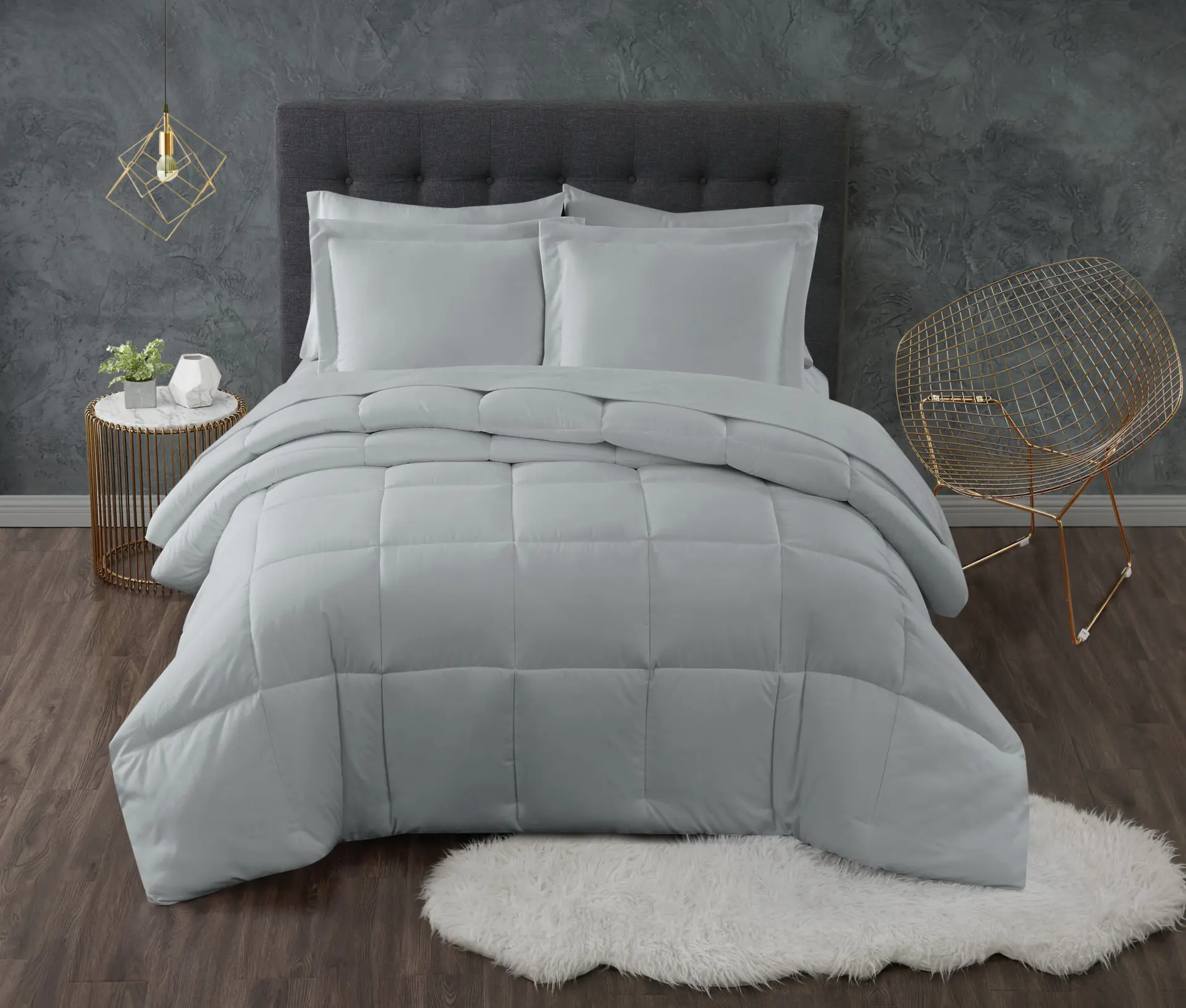 Kids Calming Colors Gray Full/Queen Comforter Set